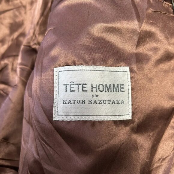 Vintage Issey Miyake x TETE HOMME Sueded Bomber Jacket - Picture 7 of 8